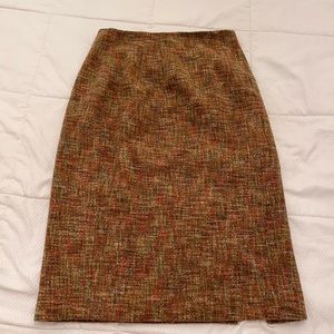 Worth Pencil Wool Skirt Size 4